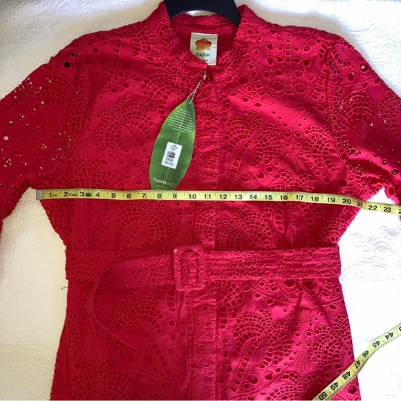 🥭FARM Rio Cotton Eyelet Minidress - Picture 15 of 15